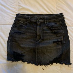 American Eagle Super-Stretch black mini skirt